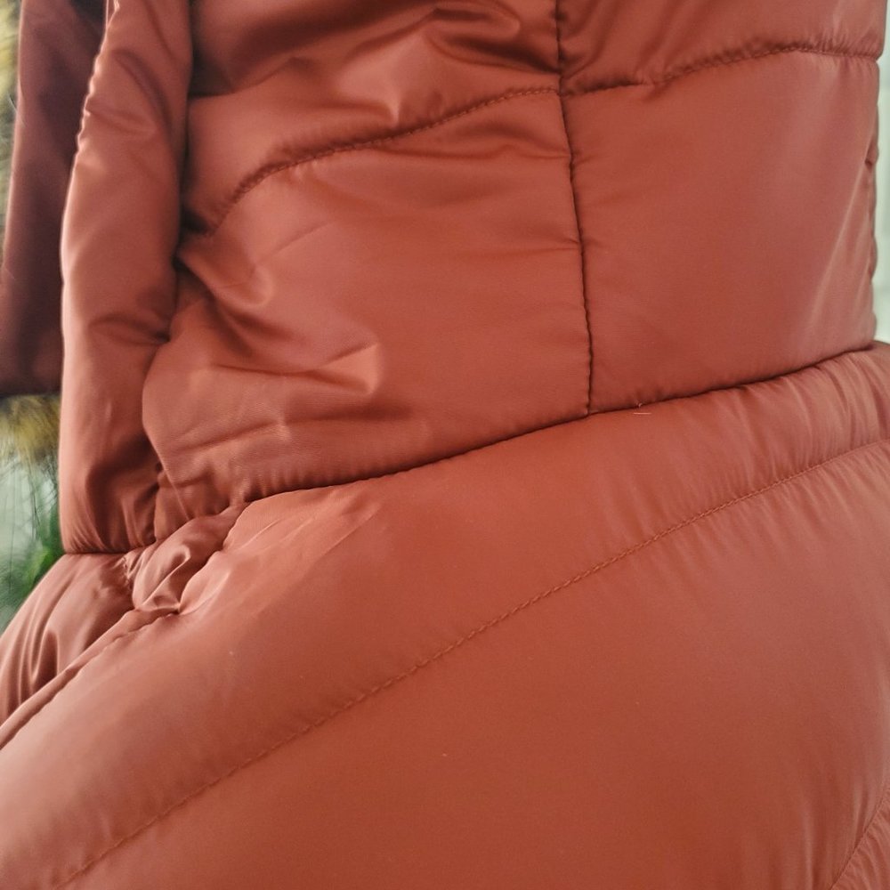 THE NORTH FACE WOMEN GOTHAM GOOSE DOWN PUFFER JACKET II Red size MEDIUM - Picture 6 of 6